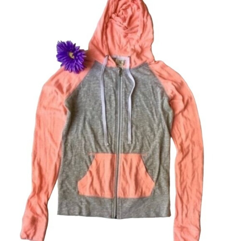 Colorblock Zine Zip Hoodie